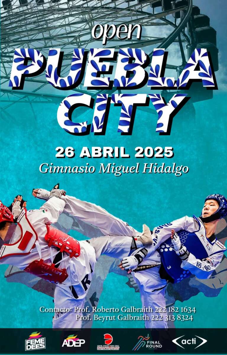 Torneo de Taekwondo OPEN PUEBLA CITY: Una Competencia de Alto Nivel con Más de 800 Atletas