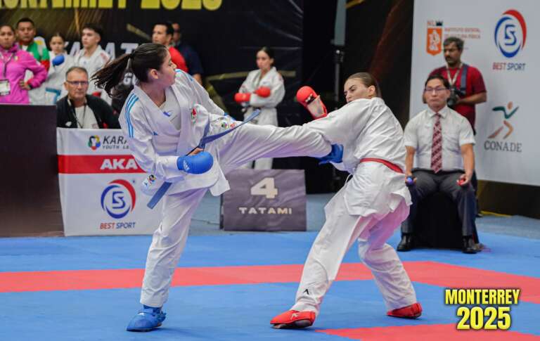 Gran arranque de México en la Liga Mundial Juvenil de Karate en Monterrey.