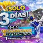 Córdoba a 3 días de disfrutar de la tradicional “Copa de Campeones” de Taekwondo.